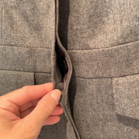 Banana Republic grey wool military jacket - Picture 7 of 12